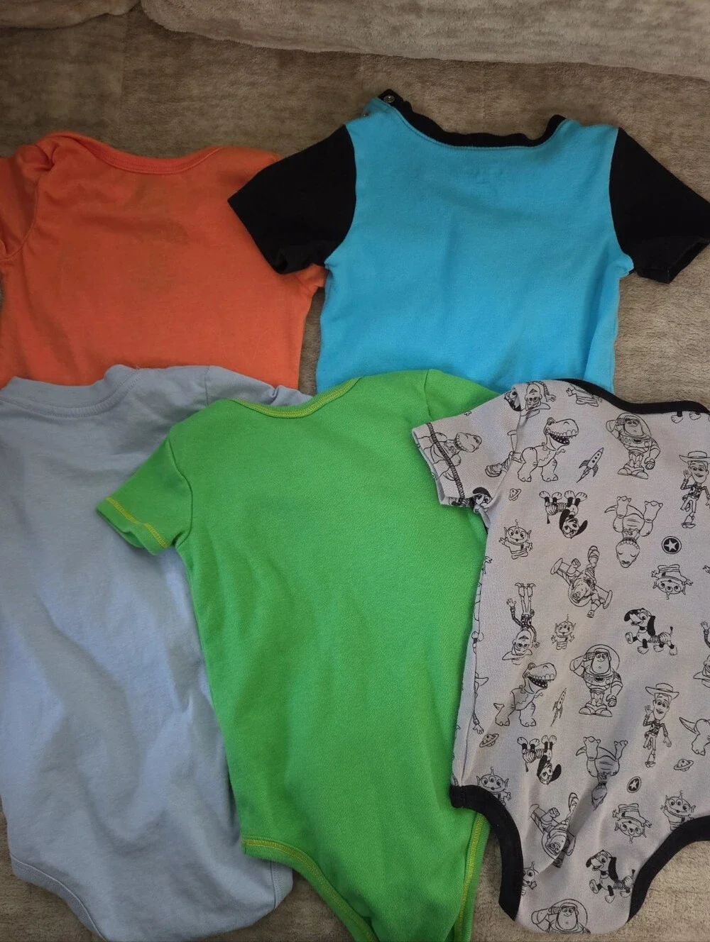 Five Boys 18m Short Sleeve Onsies